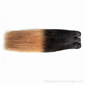 Cheap 100% Human Hair Ombre Hair Extension Silky Straight 20" Two Tone Color
